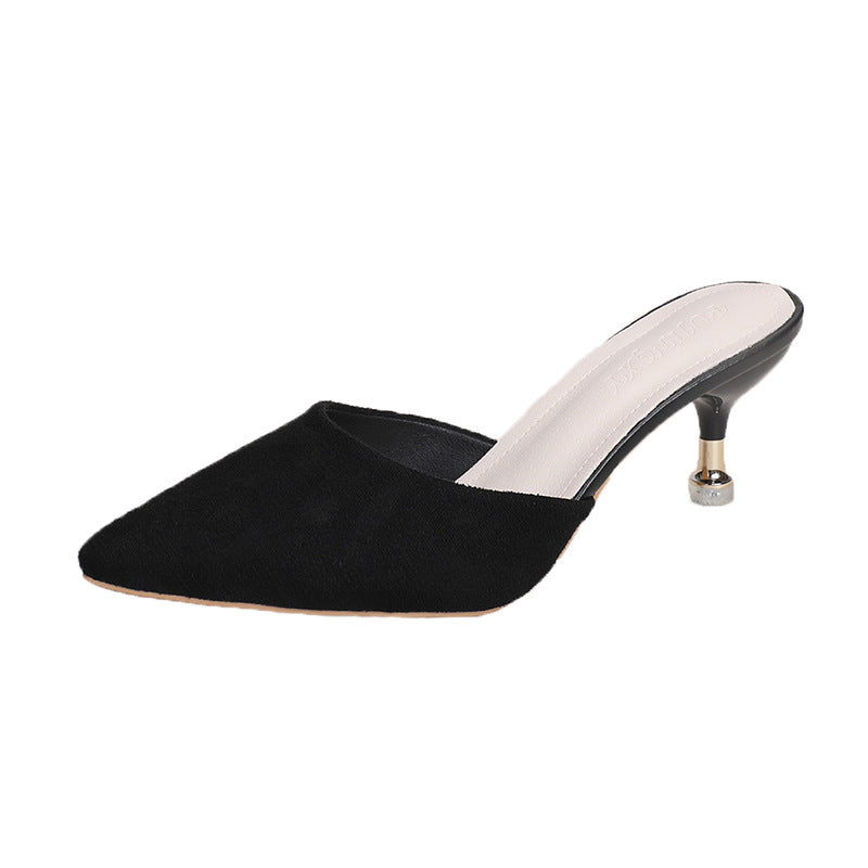 Damen elegante Slingbacks mit modischem Absatz EB
