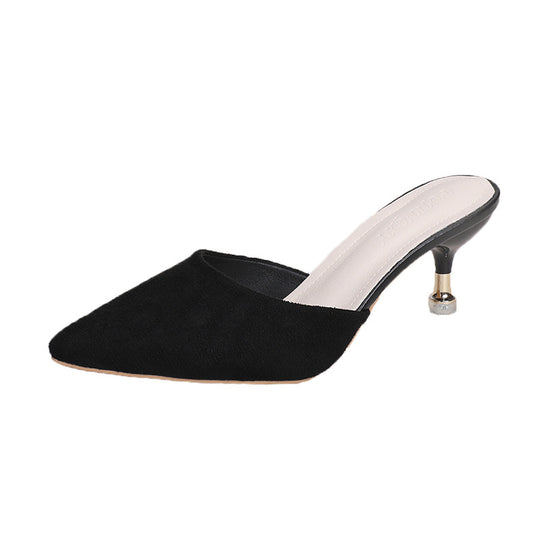 Damen elegante Slingbacks mit modischem Absatz EB