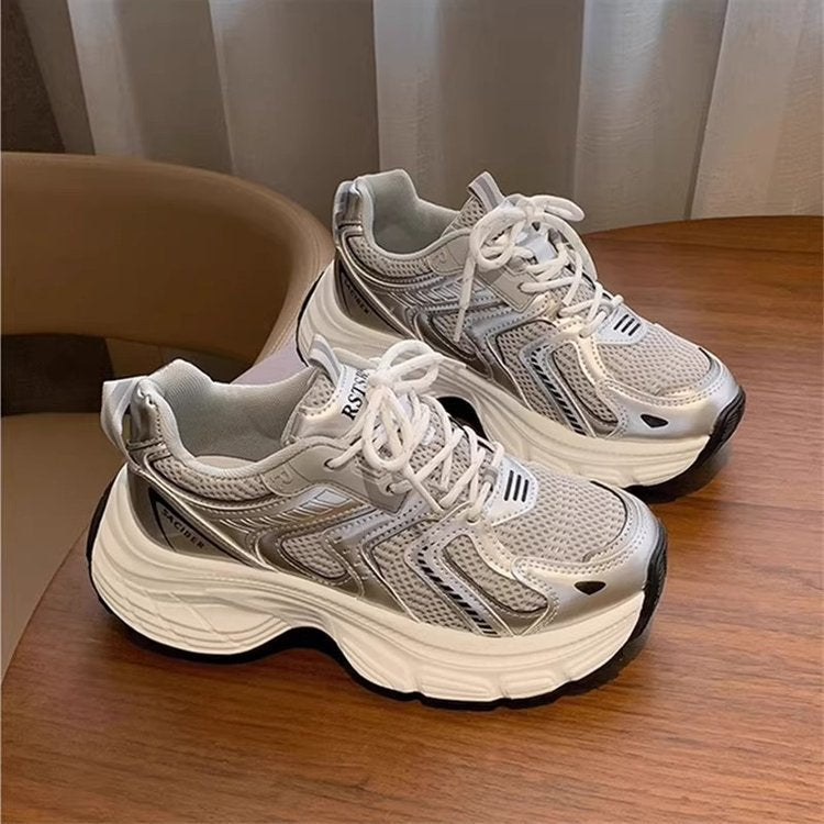 Damen Leichte Laufschuhe mit atmungsaktiver Mesh-Oberfläche und dämpfender Sohle EB