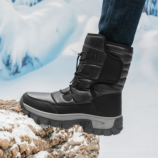Herren Winterstiefel mit isolierender Fütterung und rutschfester Sohle EB