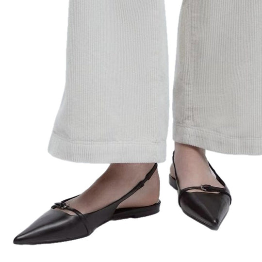 Damen elegante Slingback Ballerinas EB