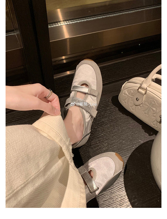 Damen Bequeme und modische Klettverschluss-Sneaker EB