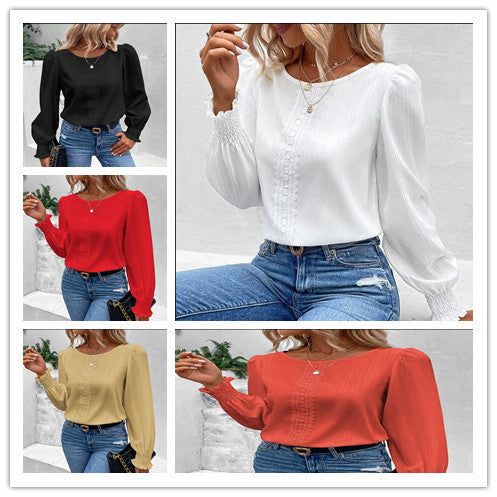 Damen Elegantes und luftiges Blusenshirt EB