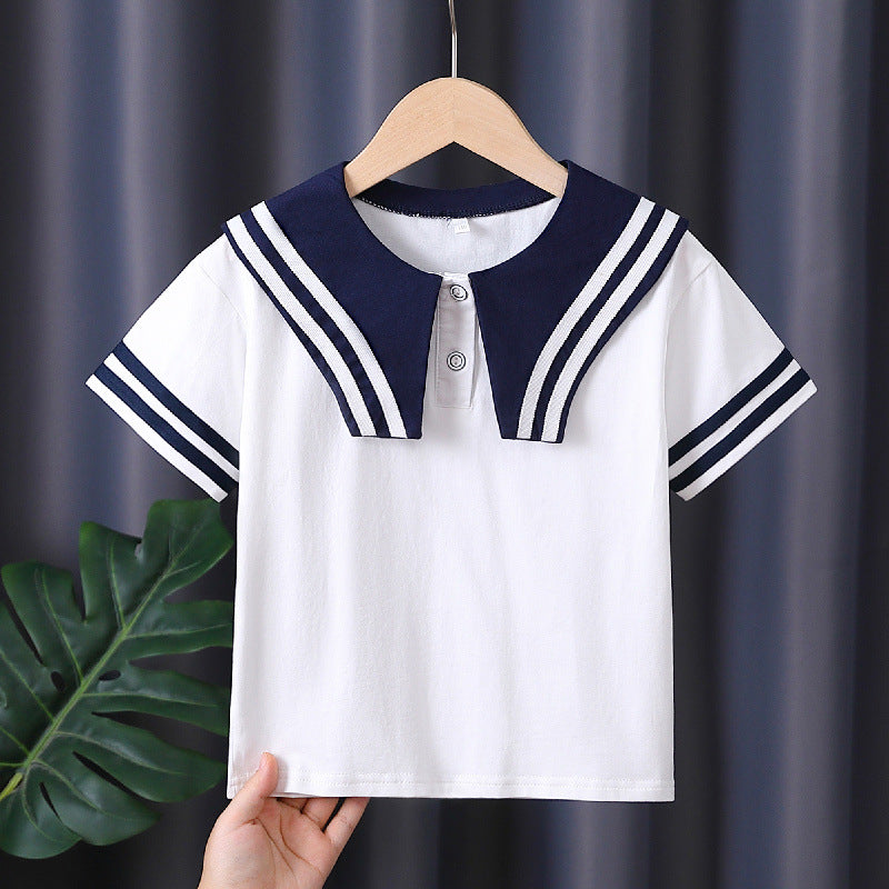 Mädchen Matrosen-T-Shirt EB