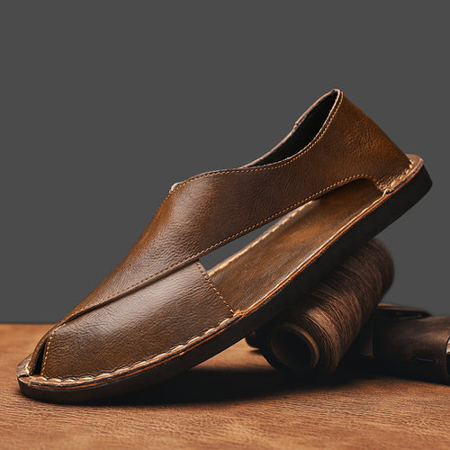 Damen Bequeme Leder-Slipper mit flexiblem Design EB