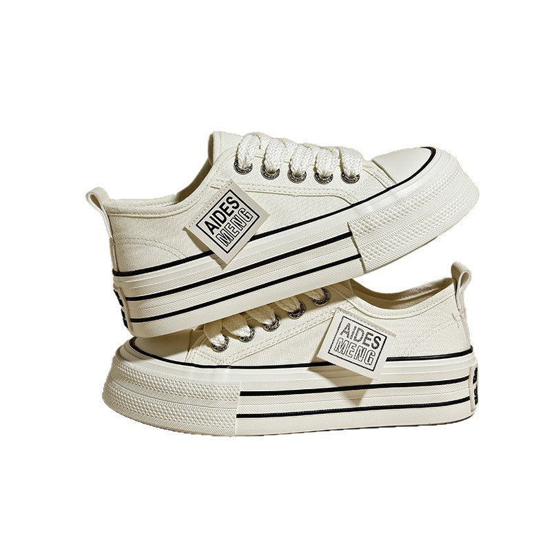 Damen modische Sneakers mit einzigartigen Details und robustem Sohlenprofil EB