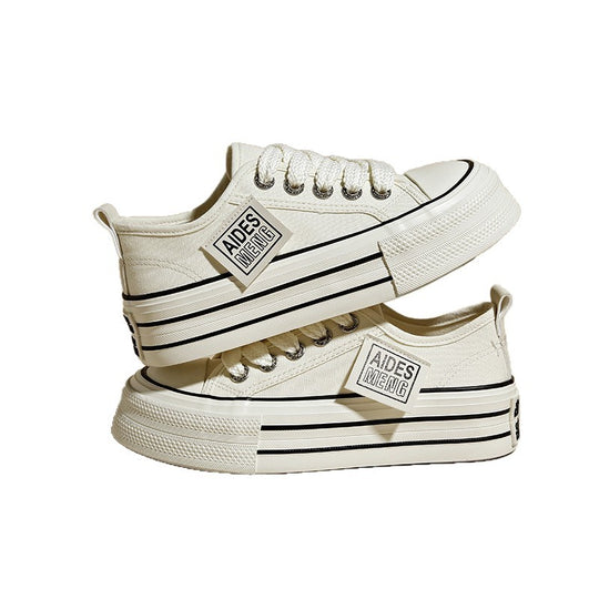 Damen modische Sneakers mit einzigartigen Details und robustem Sohlenprofil EB