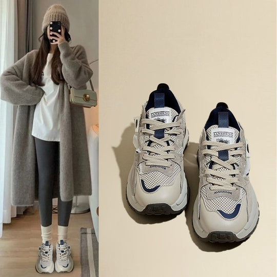 Damen Sportliche Sneakers mit innovativem Mesh und dämpfender Sohle EB