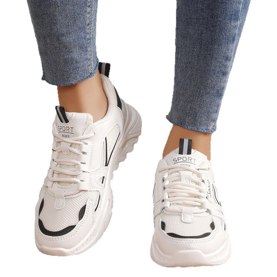 Damen Sportliche Komfort-Sneaker mit atmungsaktiver Mesh-Oberfläche EB
