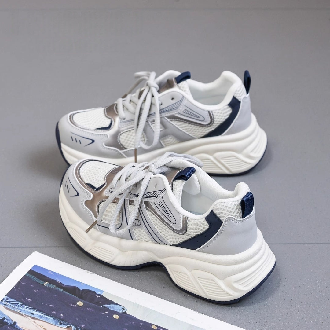Damen Multicolor Laufschuhe mit atmungsaktiver Obermaterialstruktur und rutschfester Sohle EB
