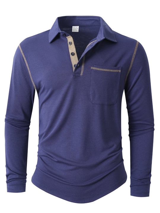 Herren Langarm Poloshirt EB