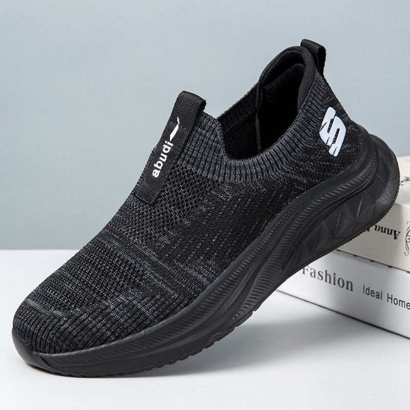 Damen Bequeme Slip-On Sneakers mit atmungsaktivem Obermaterial und flexiblem Design EB