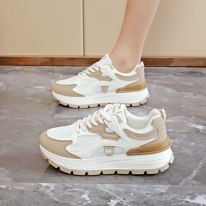 Damen Sportliche Sneakers mit atmungsaktivem Obermaterial und komfortabler Dämpfung EB