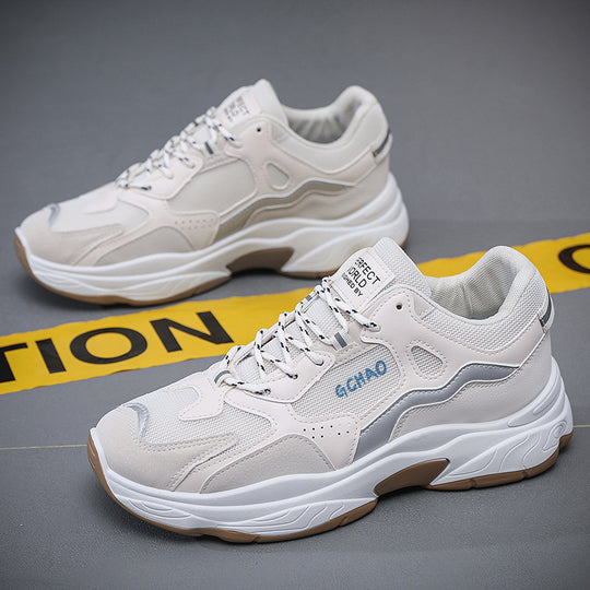 Damen Sportliche Sneakers mit atmungsaktiver Oberflächenstruktur und dämpfendem Komfort EB