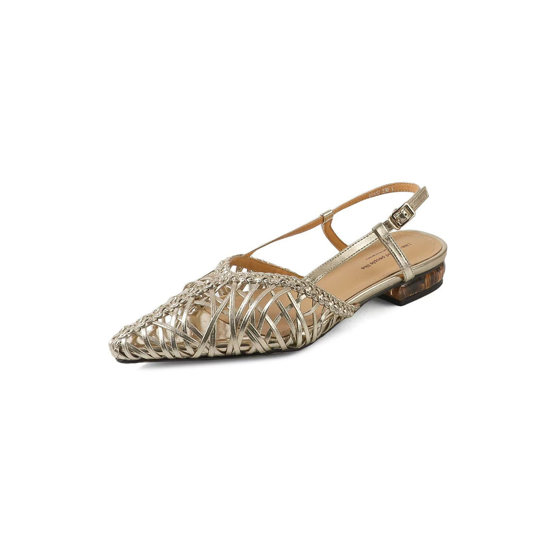Damen Elegante und luftige Sandalen mit feinem Riemendesign EB