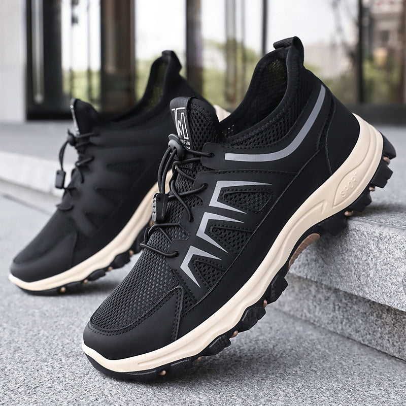 Damen Sportliche Trail-Sneaker mit atmungsaktivem Mesh und rutschfester Sohle EB