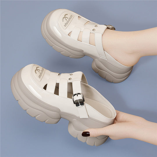 Damen Modische Clogs mit innovativem Dämpfungssystem und verstellbarem Riemen EB
