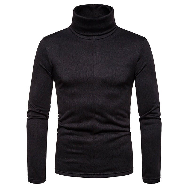 Herren Rollkragenpullover aus weichem Strickmaterial EB