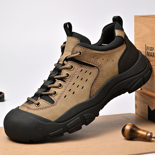 Herren robuste Trekking-Schuhe mit stoßdämpfender Sohle und atmungsaktivem Obermaterial EB