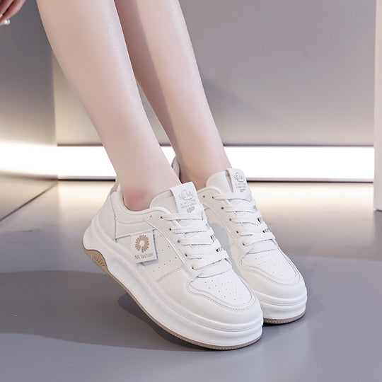 Damen modische Lauf-Sneaker mit gepolsterter Sohle und sportlichem Design EB