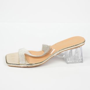 Damen Acrylabsatz Sandalen EB