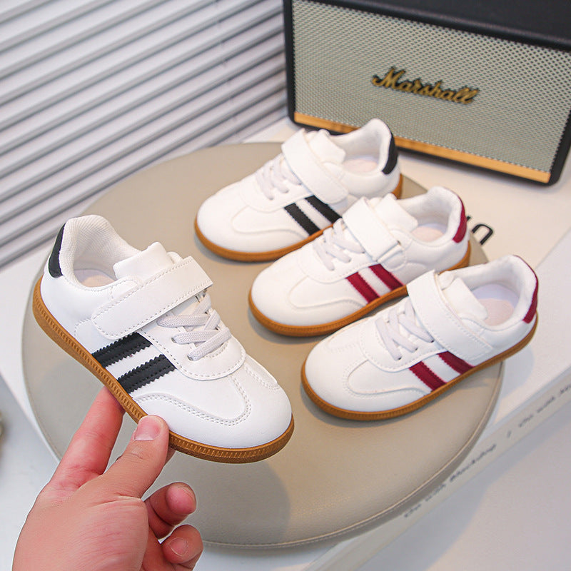 Damen sportliche Klett-Sneaker mit atmungsaktiver Mesh-Oberfläche und rutschfester Sohle EB