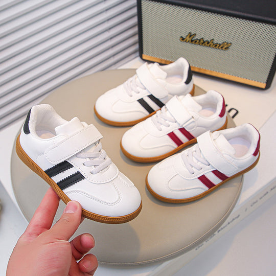 Damen sportliche Klett-Sneaker mit atmungsaktiver Mesh-Oberfläche und rutschfester Sohle EB