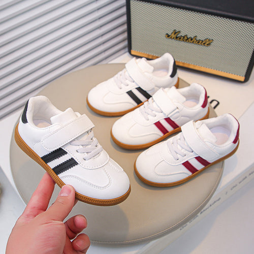 Damen sportliche Klett-Sneaker mit atmungsaktiver Mesh-Oberfläche und rutschfester Sohle EB