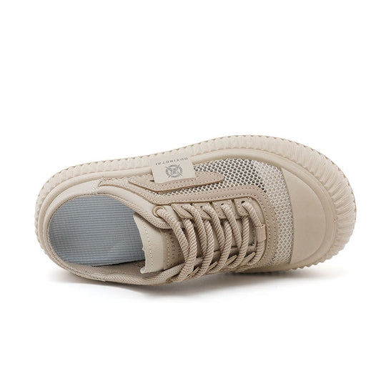 Damen lässige Sneaker mit atmungsaktiver Mesh-Oberfläche und rutschfester Gummisohle EB