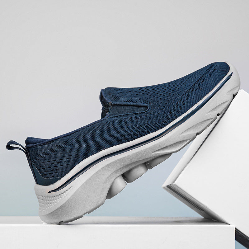 Damen Atmungsaktive Slip-On Sneakers mit flexiblem Sohlenkomfort EB