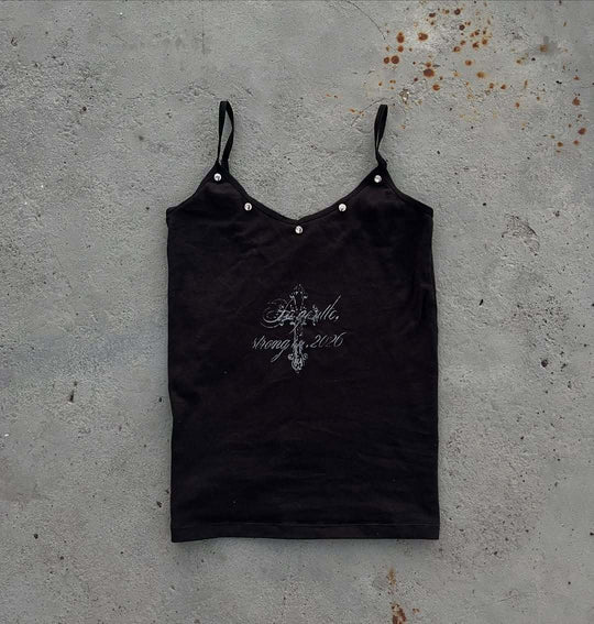 Damen Camisole mit Spitzenakzenten EB
