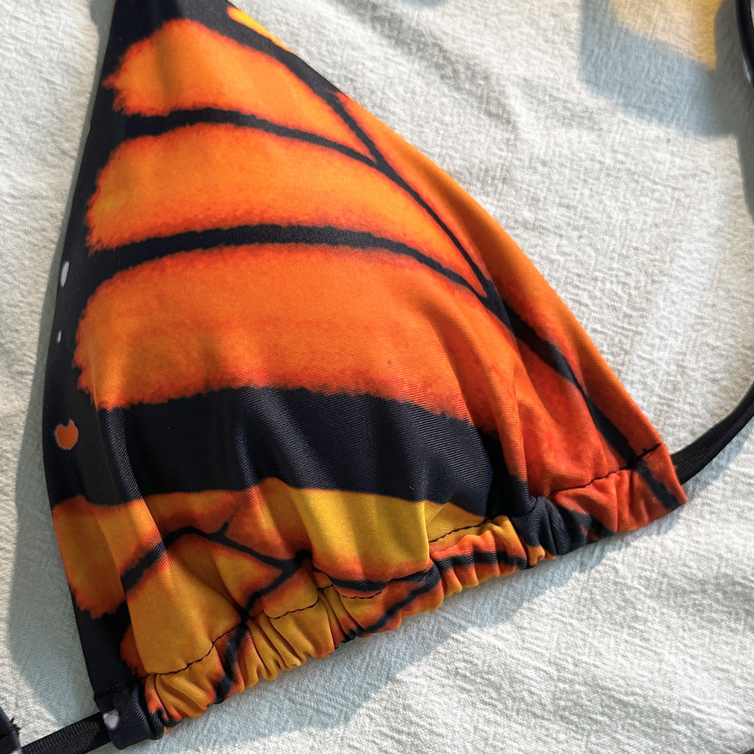 Damen Triangel-Bikini mit raffinierten Binde-Details EB