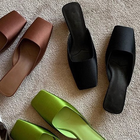 Damen Elegante Mules mit spitzem Zehenbereich und komfortabler Sohle EB
