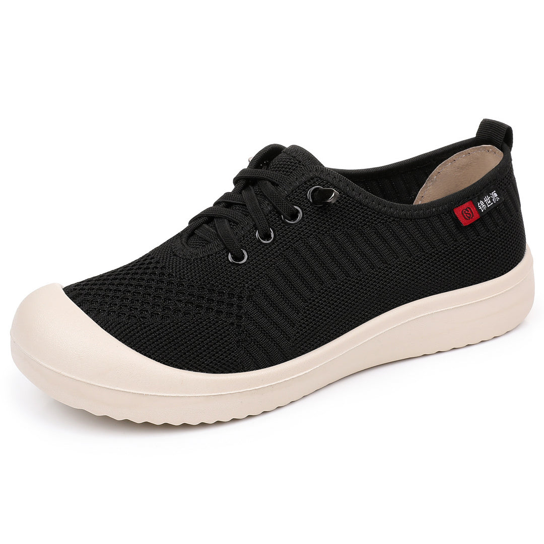 Damen Leichte und atmungsaktive Freizeitschuhe mit elastischem Obermaterial EB