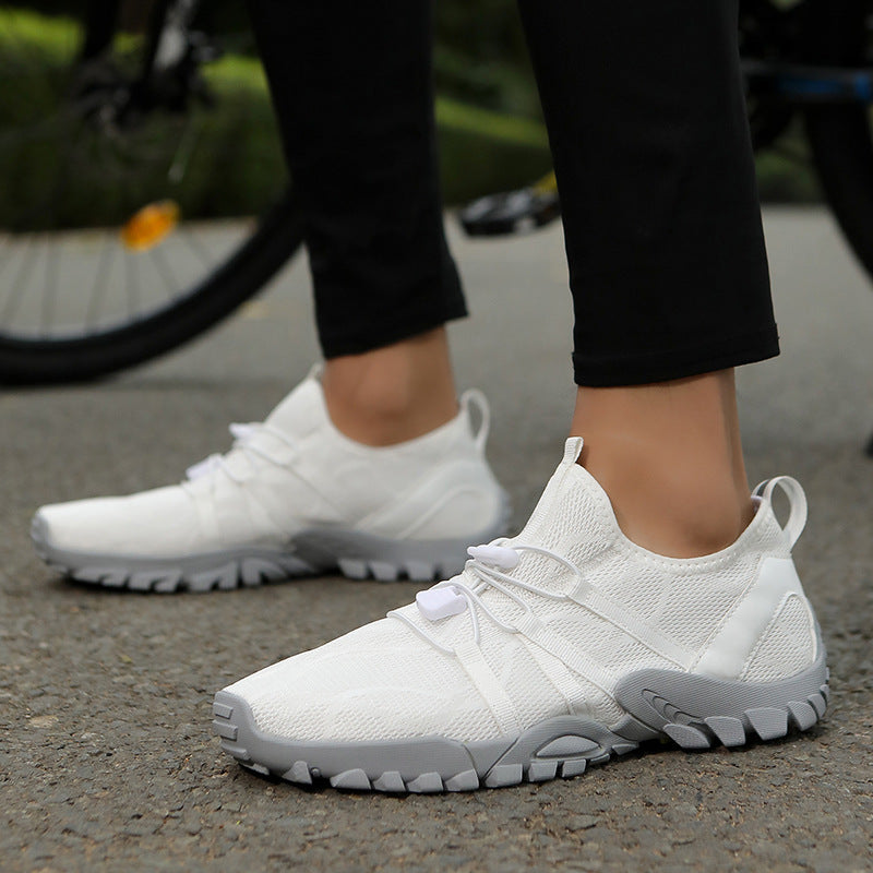 Damen Sportliche Aqua-Laufschuhe mit atmungsaktivem Obermaterial und flexiblem Schnellschnürsystem EB