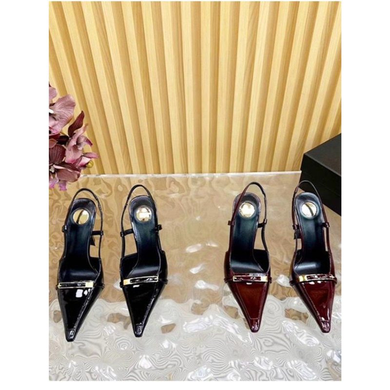Damen slingback High Heel Schuhe mit elegantem Design und funktionalem Riemen EB