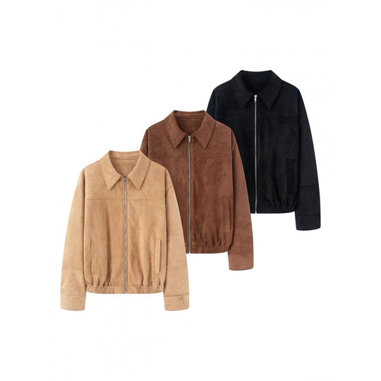Damen lässige Echtjacke EB
