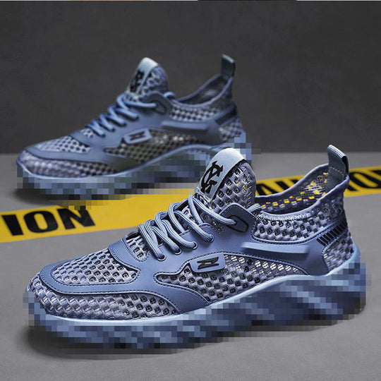 Damen Leichte und atmungsaktive Lauf-Sneaker mit flexiblem Mesh-Obermaterial EB