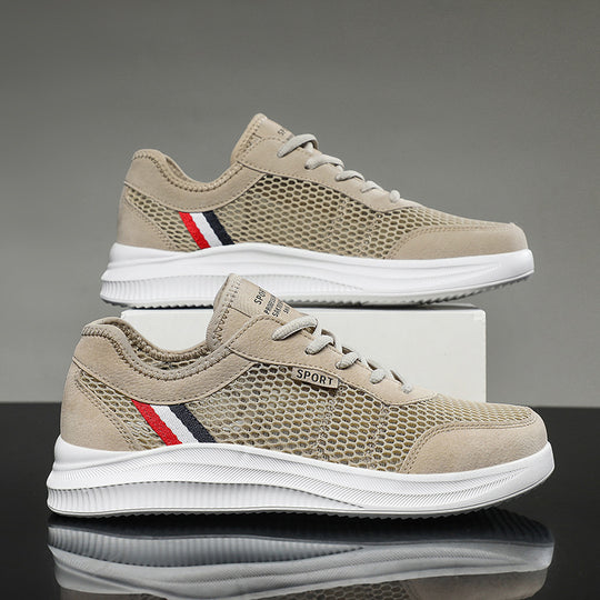 Damen Sportliche Sneakers mit atmungsaktiver Mesh-Oberfläche und rutschfester Sohle EB