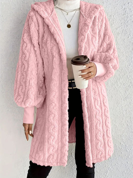 Damen Kapuzenjacke aus luxuriösem Fleece EB