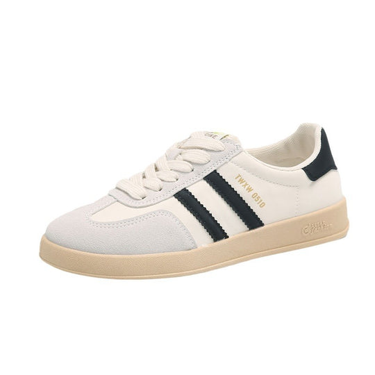 Damen Sportliche Sneakers mit modischen Streifen und dämpfender Sohle EB