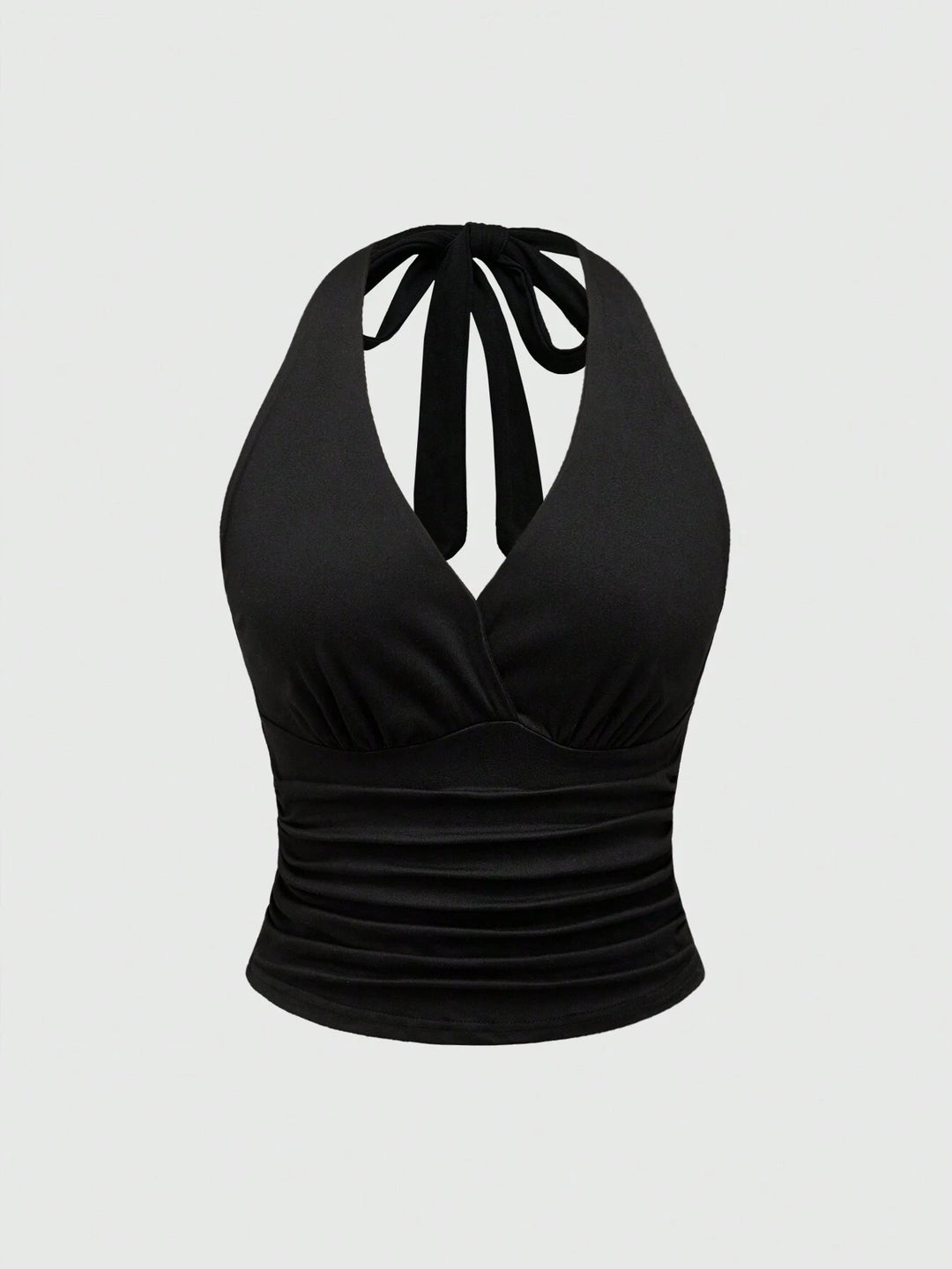 Damen Cut-Out Top mit Leo-Muster EB