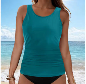 Damen Tankini-Oberteil mit Raffung EB