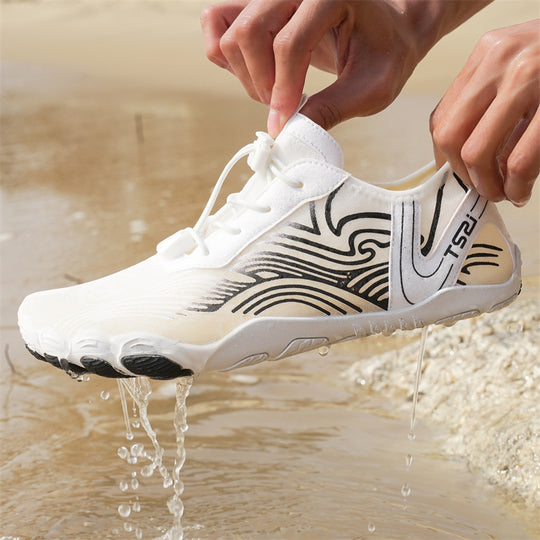 Damen Wassersportschuhe mit schnelltrocknendem elastischem Obermaterial und rutschfester Laufsohle EB
