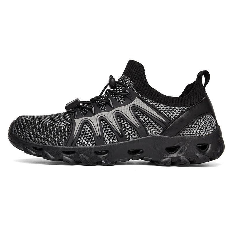 Damen Multifunktionale Freizeitsneaker mit atmungsaktivem Obermaterial und elastischer Schnürung EB