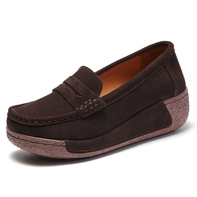Damen Komfortable Slip-On Sneakers mit anpassungsfähiger Sohle EB
