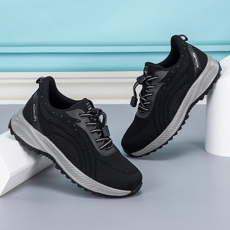 Damen Lauf-Sneaker mit elastischem Schnellschnürsystem und atmungsaktivem Obermaterial EB