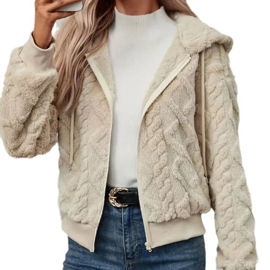 Damen Kuschelige Fleecejacke EB