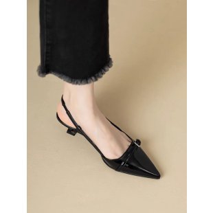 Damen Slingback Ballerinas mit elegantem Spitzen-Design EB