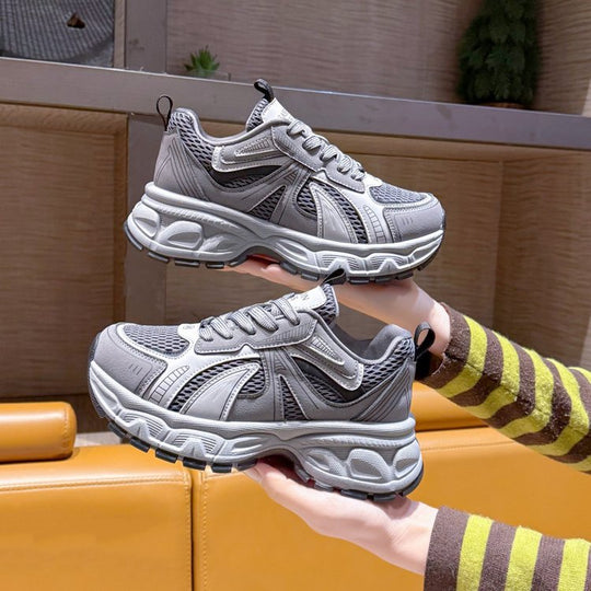 Damen Sportliche Laufschuhe mit atmungsaktivem Mesh-Obermaterial und gepolsterter Sohle EB